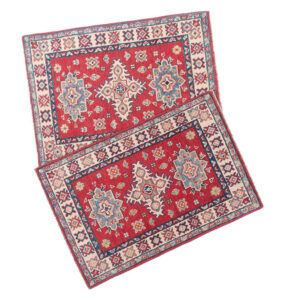 Coppia di Tappeti afgani Kazak 90X60